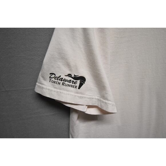 2002 Delaware Law Enforcement Torch Run T-Shirt XL Special Olympics Graphic Tee - Picture 6 of 8